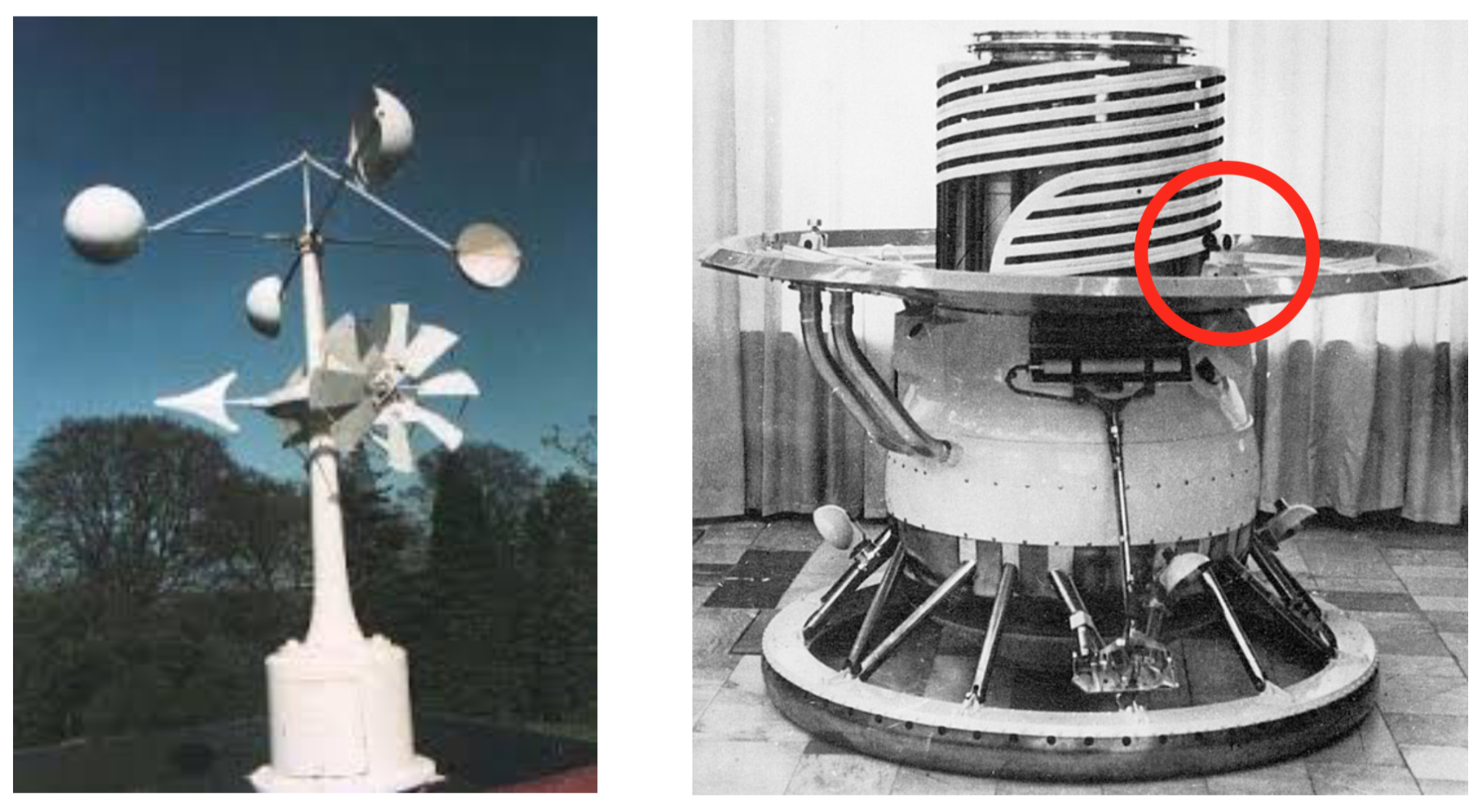 Venus and the cup anemometer Astronotes